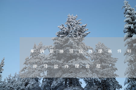 汽車抵押貸款需要什么手續(xù)和條件(抵押車輛貸款需要什么)? 知識(shí)問答 第1張- 汽車抵押貸款需要什么手續(xù)和條件(抵押車輛貸款需要什么)? (http://m.ssksuo.cn/) 知識(shí)問答 第1張