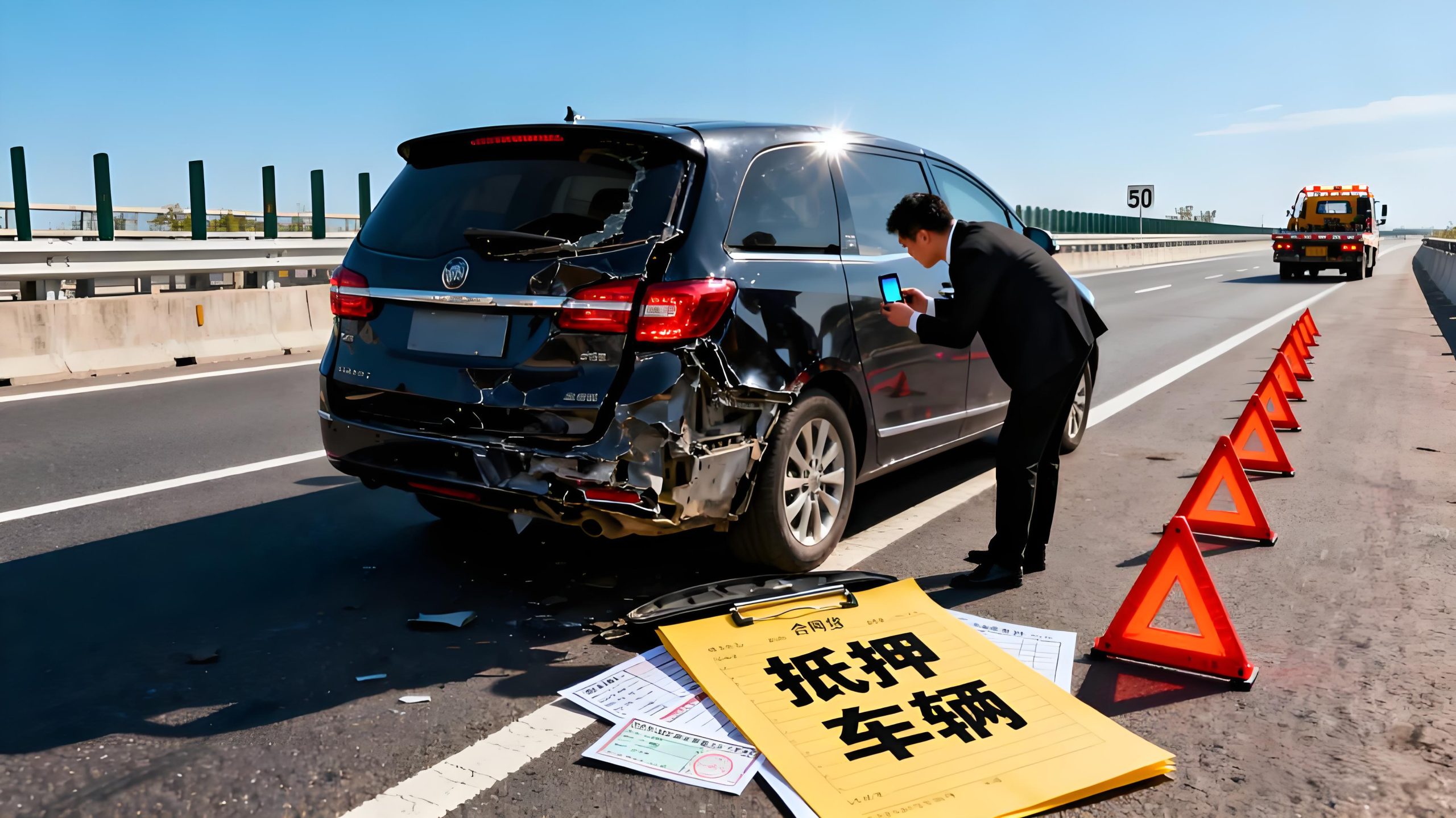 車子抵押貸款出車禍怎么辦(車輛抵押貸款被撞報(bào)廢賠給誰)？ (http://m.ssksuo.cn/) 知識問答 第1張